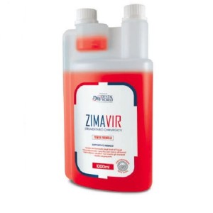 DENTAL WORLD ZIMAVIR DETERGENTE PRESTERILIZZANTE PLURIENZIMATICO CON KETOVIR DA 1L - COD. A400