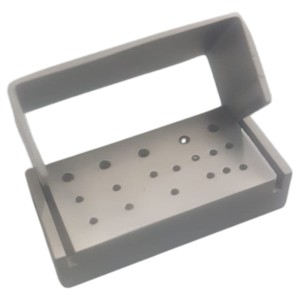 PORTA FRESE AUTOCLAVABILI PER TURBINA FG IN METALLO DA 18 FORI - COD. SA-10050