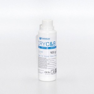 RUTHINIUM ACRY C&B DENTINA IN POLVERE PER RESINA ACRILICA PER PROVVISORI DA 100G COD. 0640002