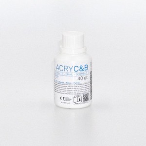 RUTHINIUM ACRY C&B DENTINA IN POLVERE PER RESINA ACRILICA PER PROVVISORI DA 40G COD. 0640001