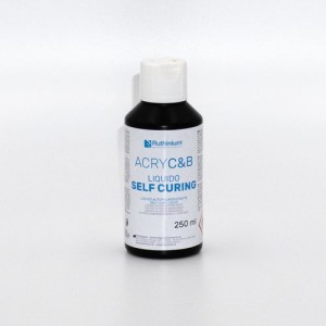 RUTHINIUM ACRY C&B LIQUIDO SELF CURING PER RESINA ACRILICA PER PROVVISORI DA 250ML COD. 0690006