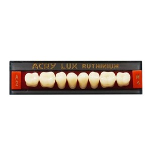 RUTHINIUM ACRY LUX DENTI ARTIFICIALI COLORAZIONE VITA IN PMMA 3 STRATI DIATORICI INFERIORI - COD. 0090012