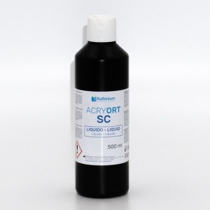 RUTHINIUM ACRY ORT SC LIQUIDO PER RESINA ACRILICA ORTODONTICA POLIMERIZZABILE A FREDDO DA 500ML COD. 1260002