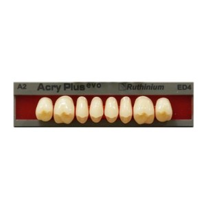 RUTHINIUM ACRY PLUS EVO DENTI ARTIFICIALI IN PMMA 4 STRATI DIATORICI SUPERIORI - COD. 0120038