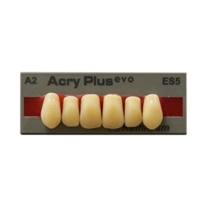 RUTHINIUM ACRY PLUS EVO DENTI ARTIFICIALI IN PMMA 4 STRATI INCISIVI SUPERIORI - COD. 0120036