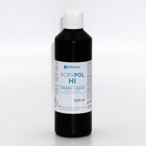 RUTHINIUM ACRY POL HI LIQUIDO PER RESINA ACRILICA POLIMERIZZABILE A CALDO DA 500ML COD. 1000303