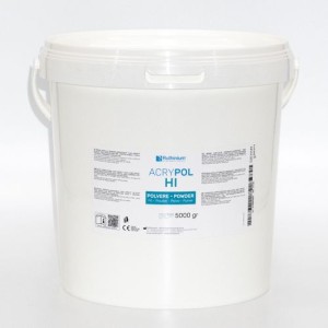 RUTHINIUM ACRY POL HI POLVERE PER RESINA ACRILICA POLIMERIZZABILE A CALDO DA 5KG COD. 1000304