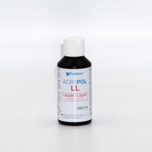 RUTHINIUM ACRY POL LL LIQUIDO PER RESINA ACRILICA TERMOPOLIMERIZZANTE A CALDO DA 250ML COD. 0930002