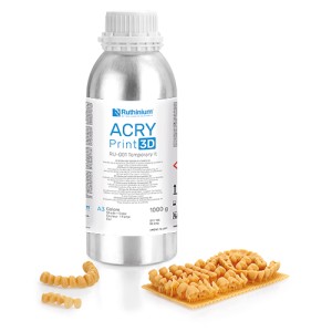 RUTHINIUM ACRY PRINT 3D RESINA PER STAMPA 3D BIOCOMPATIBILE DA 1KG - COD. 0220001