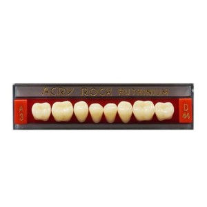 RUTHINIUM ACRY ROCK DENTI ARTIFICIALI IN PMMA 2 STRATI DIATORICI INFERIORI - COD. 0010016