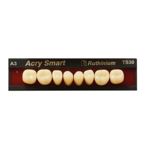 RUTHINIUM ACRY SMART DENTI ARTIFICIALI IN PMMA 4 STRATI DIATORICI INFERIORI - COD. 0120093