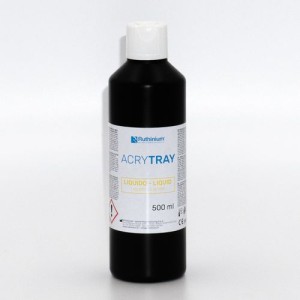 RUTHINIUM ACRY TRAY LIQUIDO PER RESINA ACRILICA AUTOPOLIMERIZZANTE PORTAIMPRONTE DA 500ML COD. 0760002