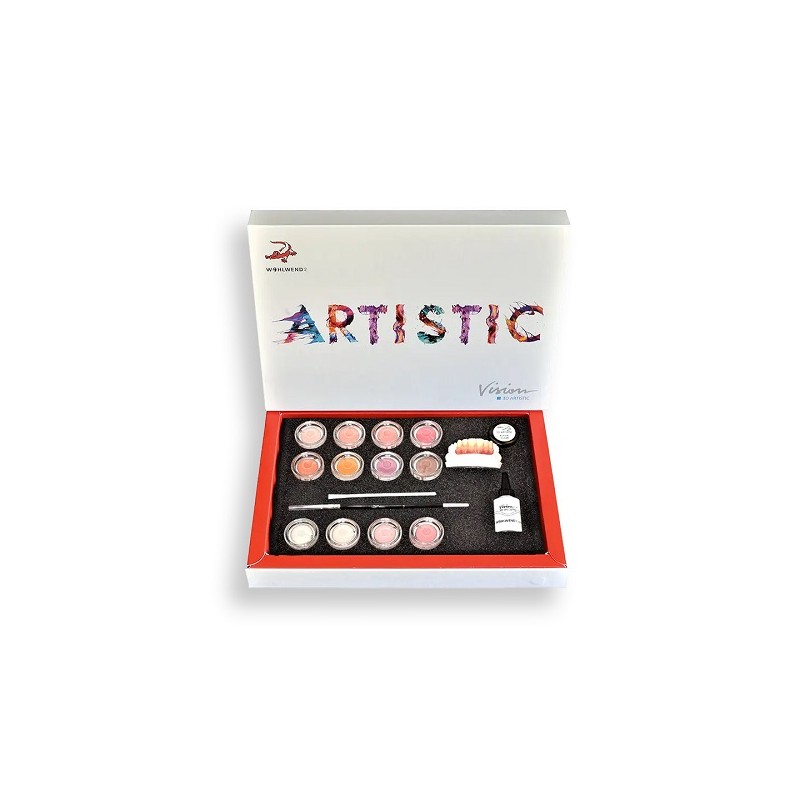 WOHLWEND VISION 3D ARTISTIC GENGIVAL KIT DI COLORI GENGIVALI E MASSE SCULTOREE - COD. VI771