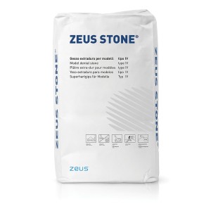 ZEUS STONE GESSO EXTRADURO PER MODELLI TIPO IV DI COLORE GIALLO 25KG