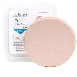 BIOLOREN TRILOR DISCO IN FIBRA DI VETRO ROSA - COD. FDS14PK