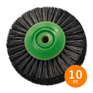 APEX DENTAL LABOR 4 SPAZZOLA PER LA RIFINITURA DI LEGHE E RESINE A 4 RANGHI PARALLELI - COD. SPCP8SL4P