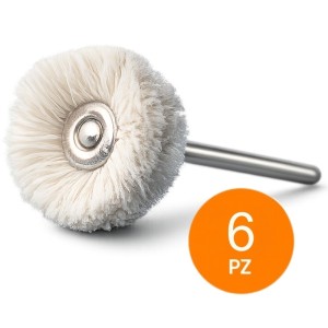 APEX DENTAL 6 SPAZZOLINI A DISCO MONTATO IN FILO DI COTONE - COD. SPDM22FCT