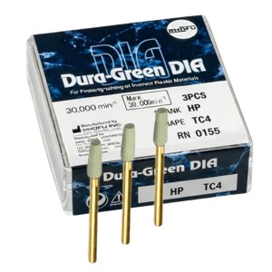 SHOFU DURA GREEN DIA 3 PUNTE ABRASIVE DIAMANTATE TC4 - COD. 0155