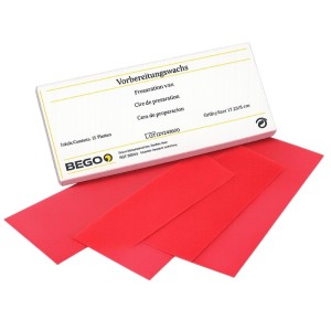 BEGO CERA CALIBRATA IN FOGLI ROSSA DA 0,6MM - COD. 40037