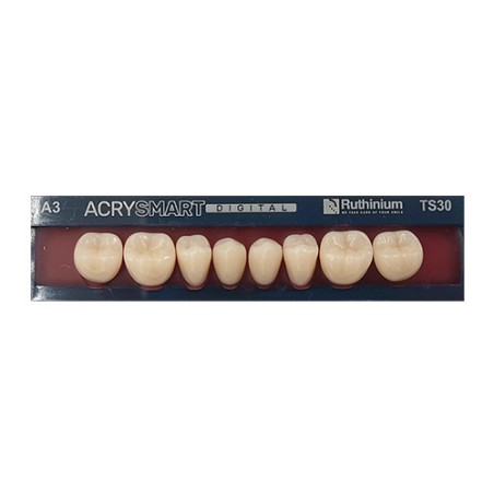 RUTHINIUM ACRY SMART DIGITAL DENTI ARTIFICIALI IN PMMA 4 STRATI DIATORICI INFERIORI - COD. 0120110