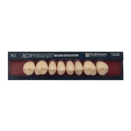 RUTHINIUM ACRY SMART DIGITAL DENTI ARTIFICIALI IN PMMA 4 STRATI DIATORICI SUPERIORI - COD. 0120109