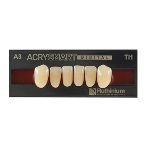 RUTHINIUM ACRY SMART DIGITAL DENTI ARTIFICIALI IN PMMA 4 STRATI INCISIVI INFERIORI - COD. 0120108