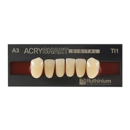 RUTHINIUM ACRY SMART DIGITAL DENTI ARTIFICIALI IN PMMA 4 STRATI INCISIVI INFERIORI - COD. 0120108