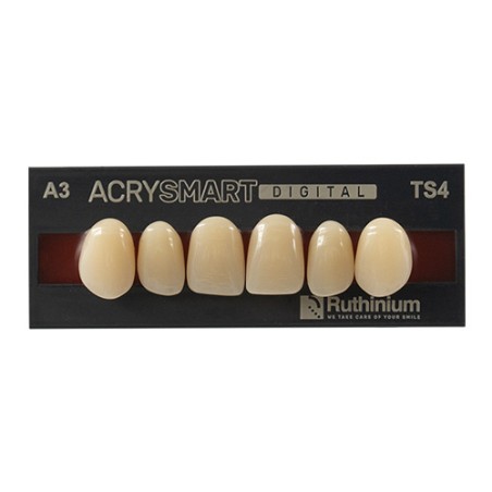 RUTHINIUM ACRY SMART DIGITAL DENTI ARTIFICIALI IN PMMA 4 STRATI INCISIVI SUPERIORI - COD. 0120107