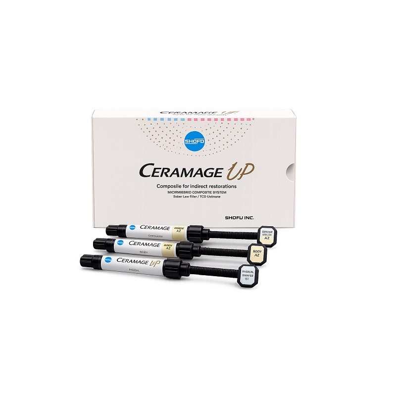 SHOFU CERAMAGE UP BODY COMPOSITO MICROIBRIDO FOTOPOLIMERIZZABILE FLUIDO DA 5G - COD. 2335 / 2336 / 2337 / 2338