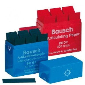 BAUSCH CARTA PER ARTICOLAZIONE A COLORAZIONE PROGRESSIVA - COD.  BK01 / BK02